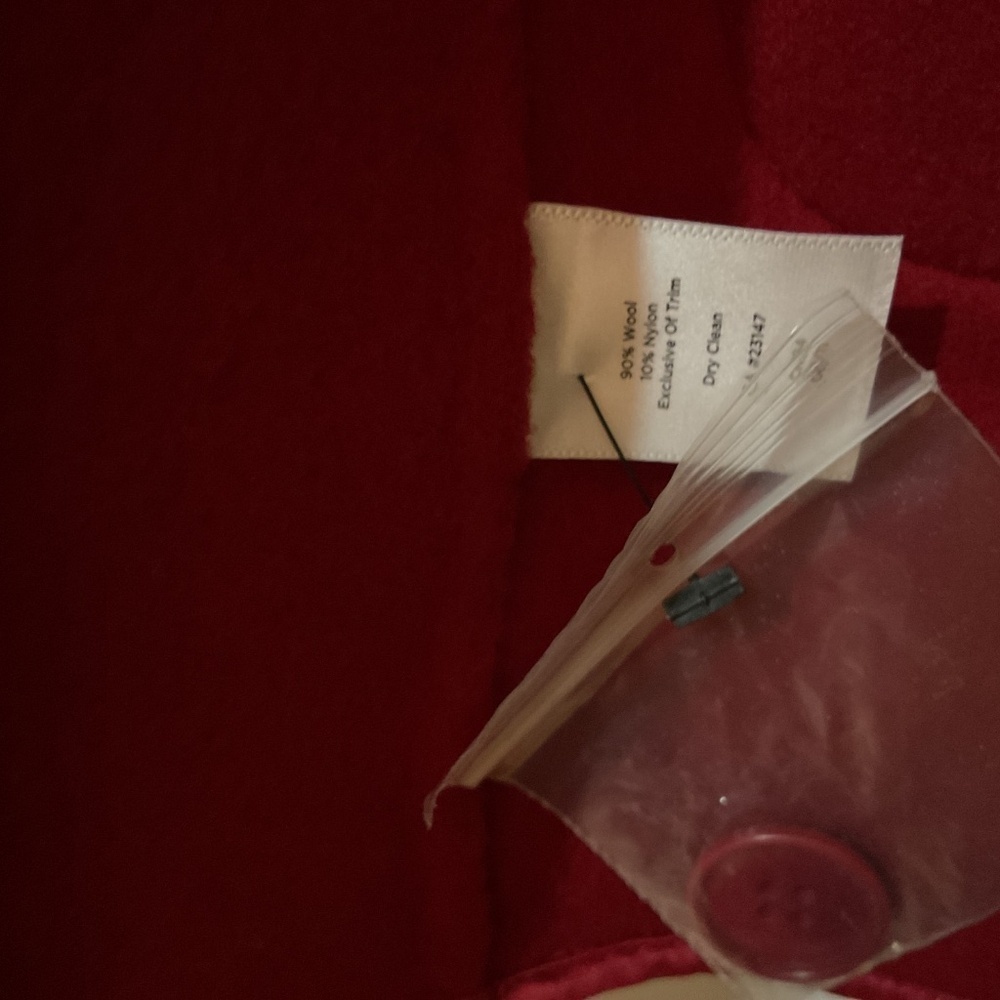 Talbots Preppy Classic Red Wool single button Blazer - Picture 3 of 4